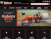 Tablet Screenshot of bobcatofduluth.com